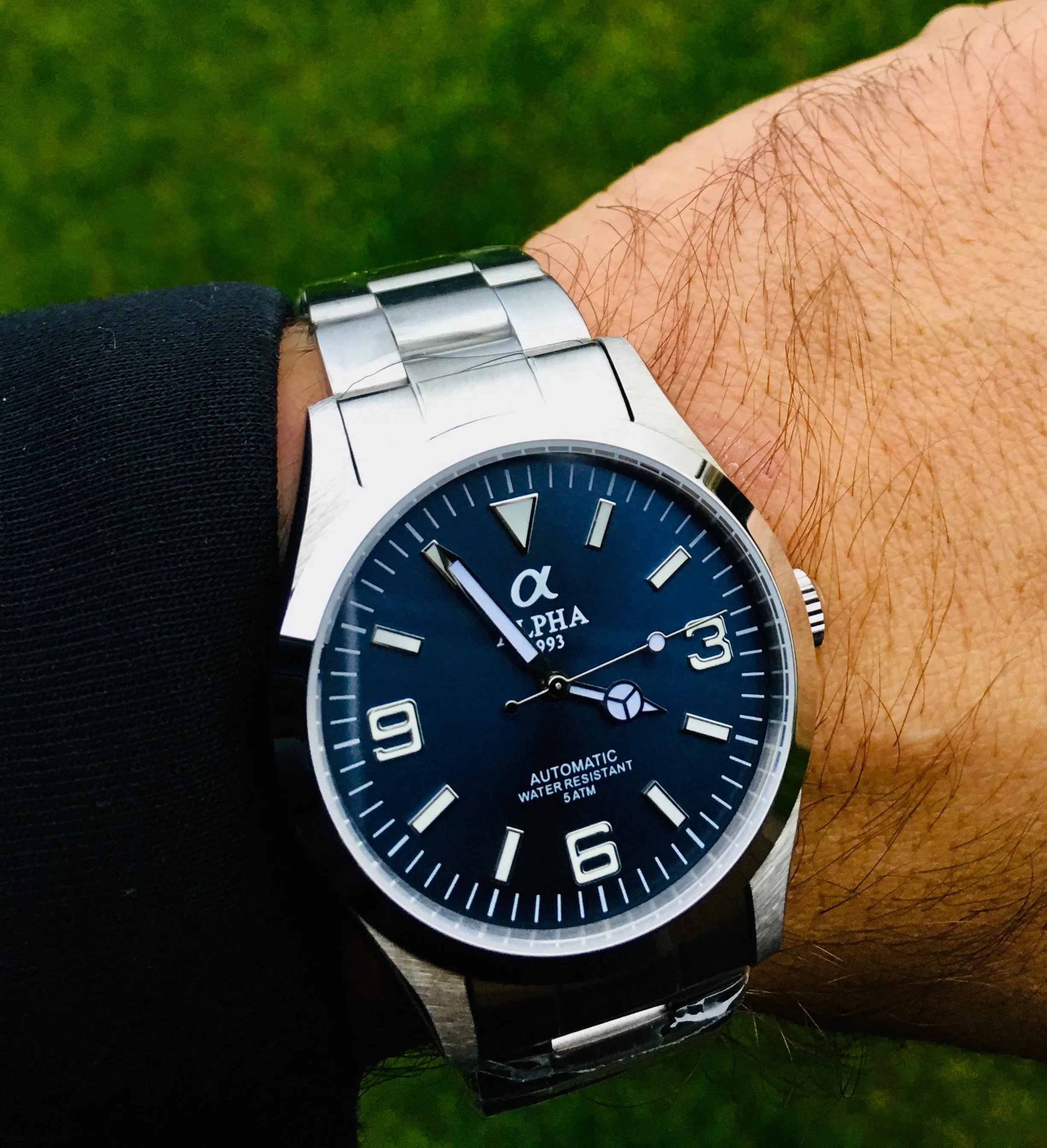 Alpha Explorer automatic watch 39mm