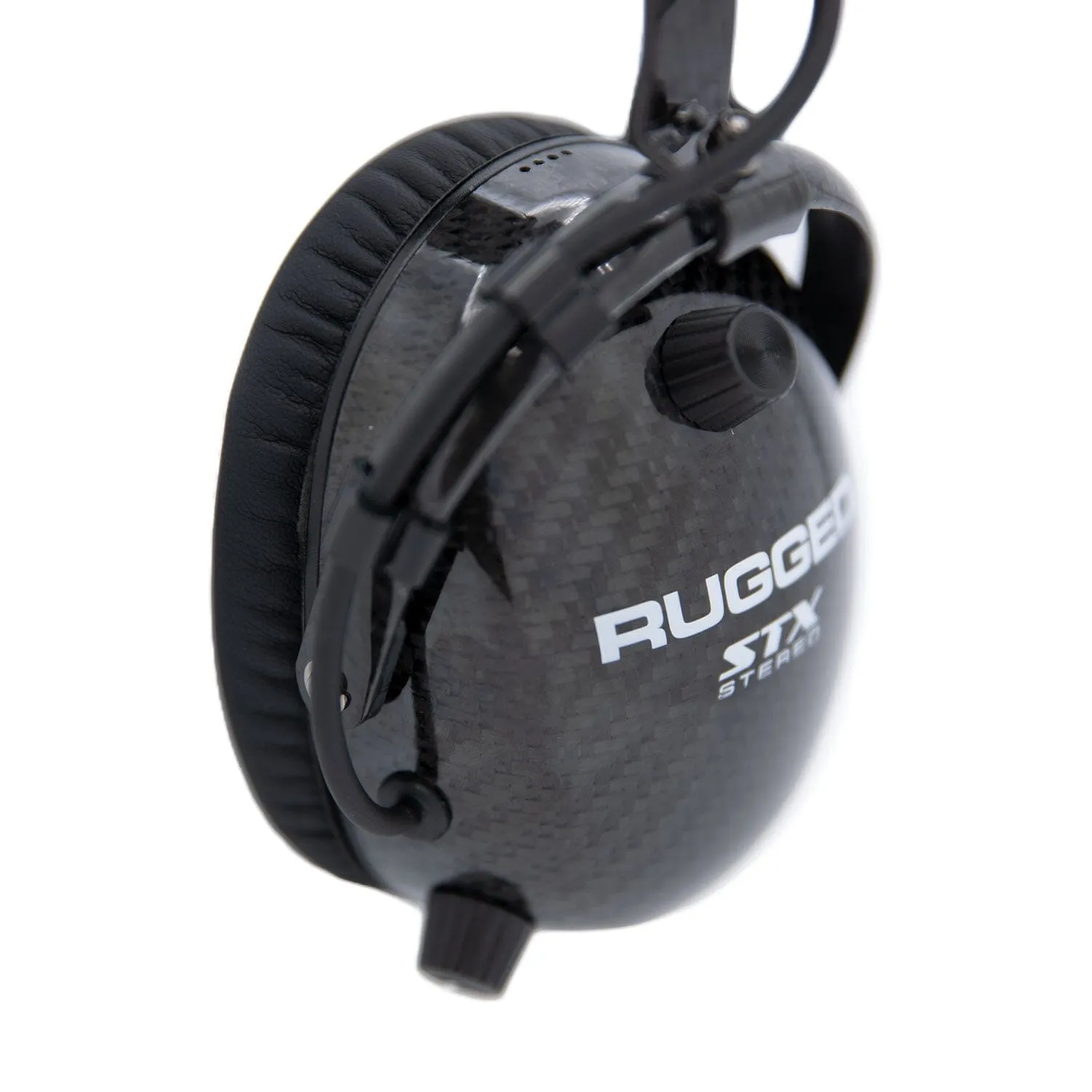 AlphaBass Carbon Fiber Over the Head Headset for STEREO and OFFROAD Intercoms - CLEARANCE