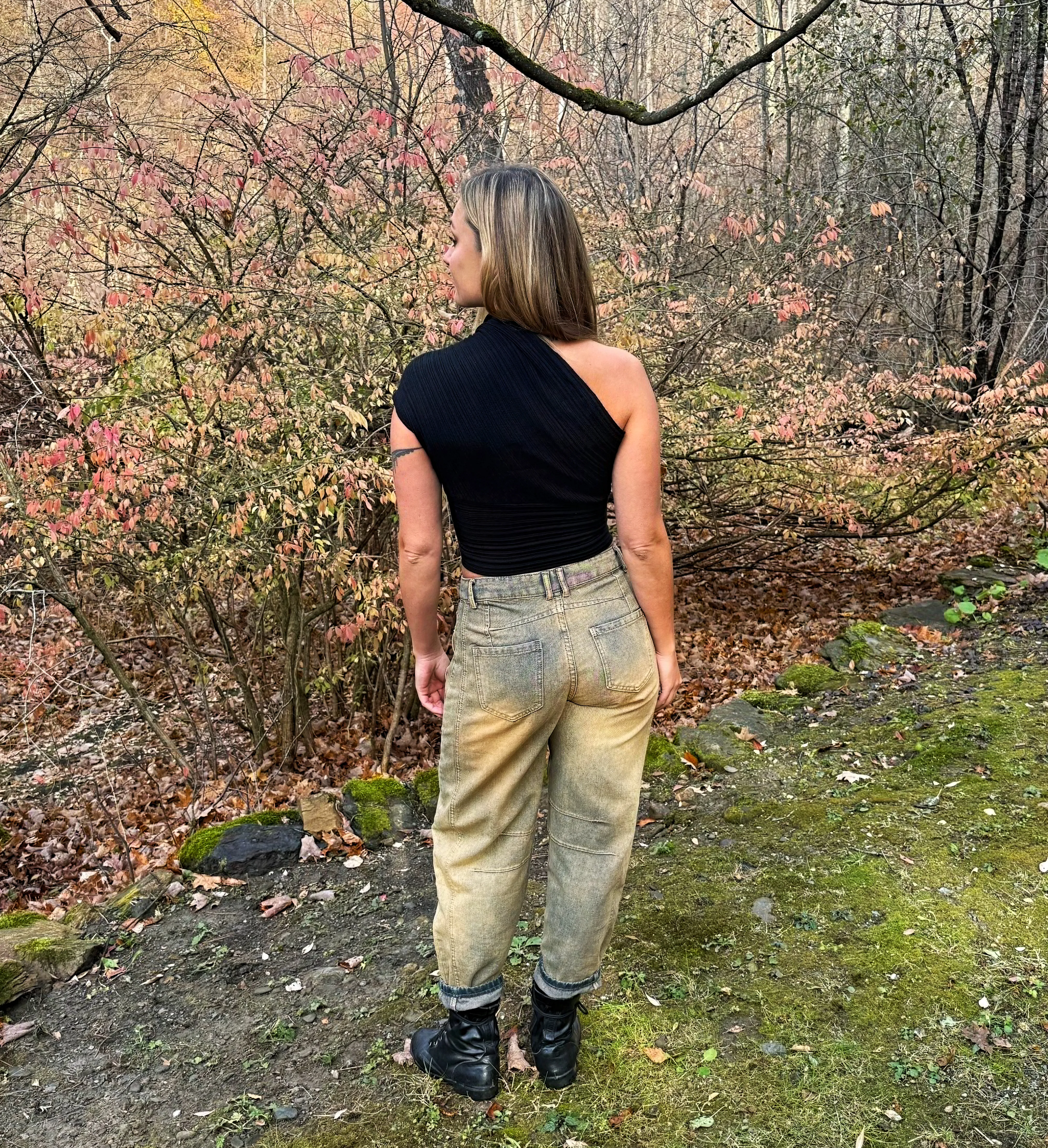 Amber  Barrel Jeans