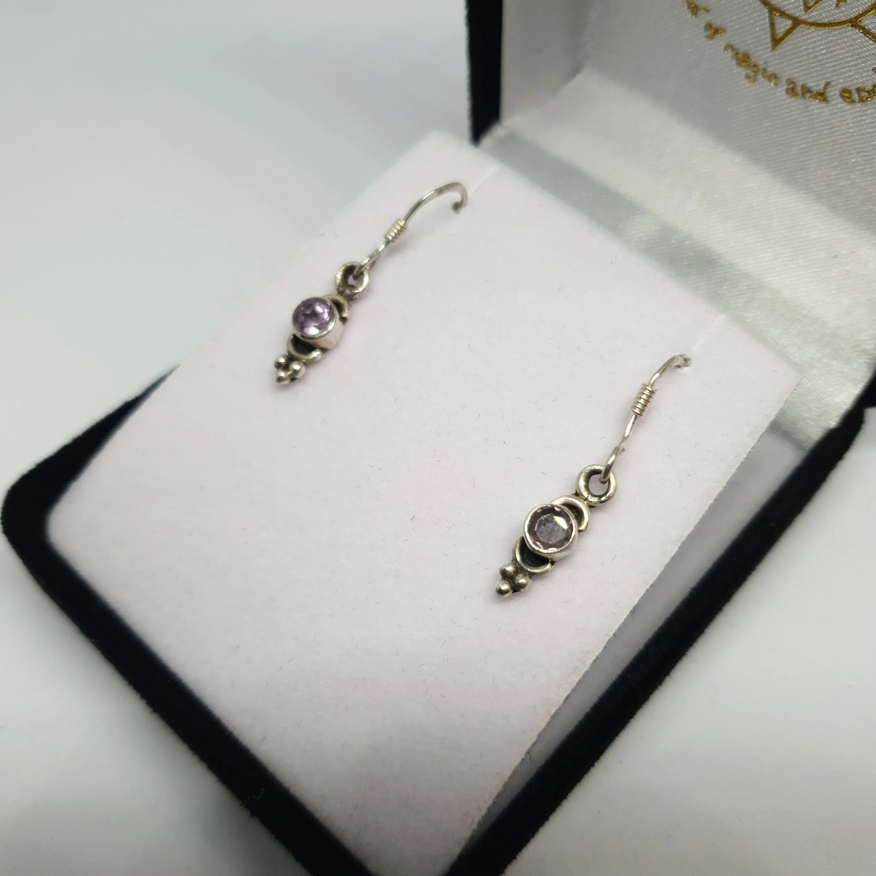 Amethyst 925 Sterling Silver Earrings