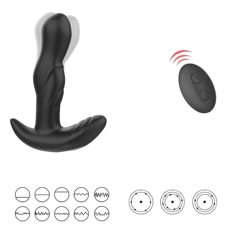 Anneau pénien en silicone et plug de prostate Prostatic Play Explorer