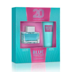Antonio Banderas Blue Seduction For Women EDT 80ml 75ml Body Lotion Set
