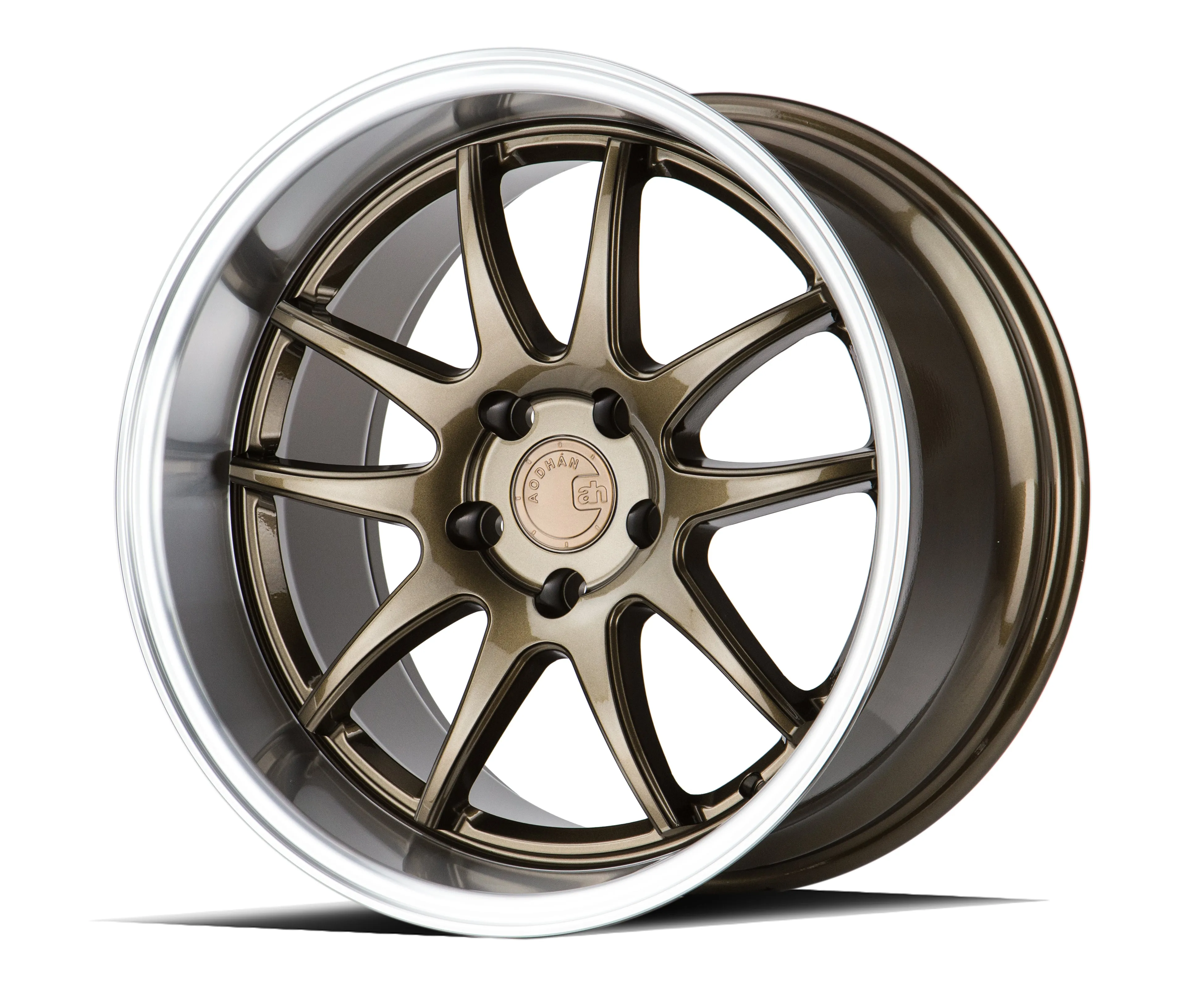 Aodhan DS02 18x10.5 5x114.3  15 Bronze w/Machined Lip