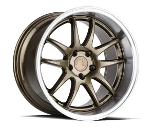 Aodhan DS02 18x10.5 5x114.3  15 Bronze w/Machined Lip