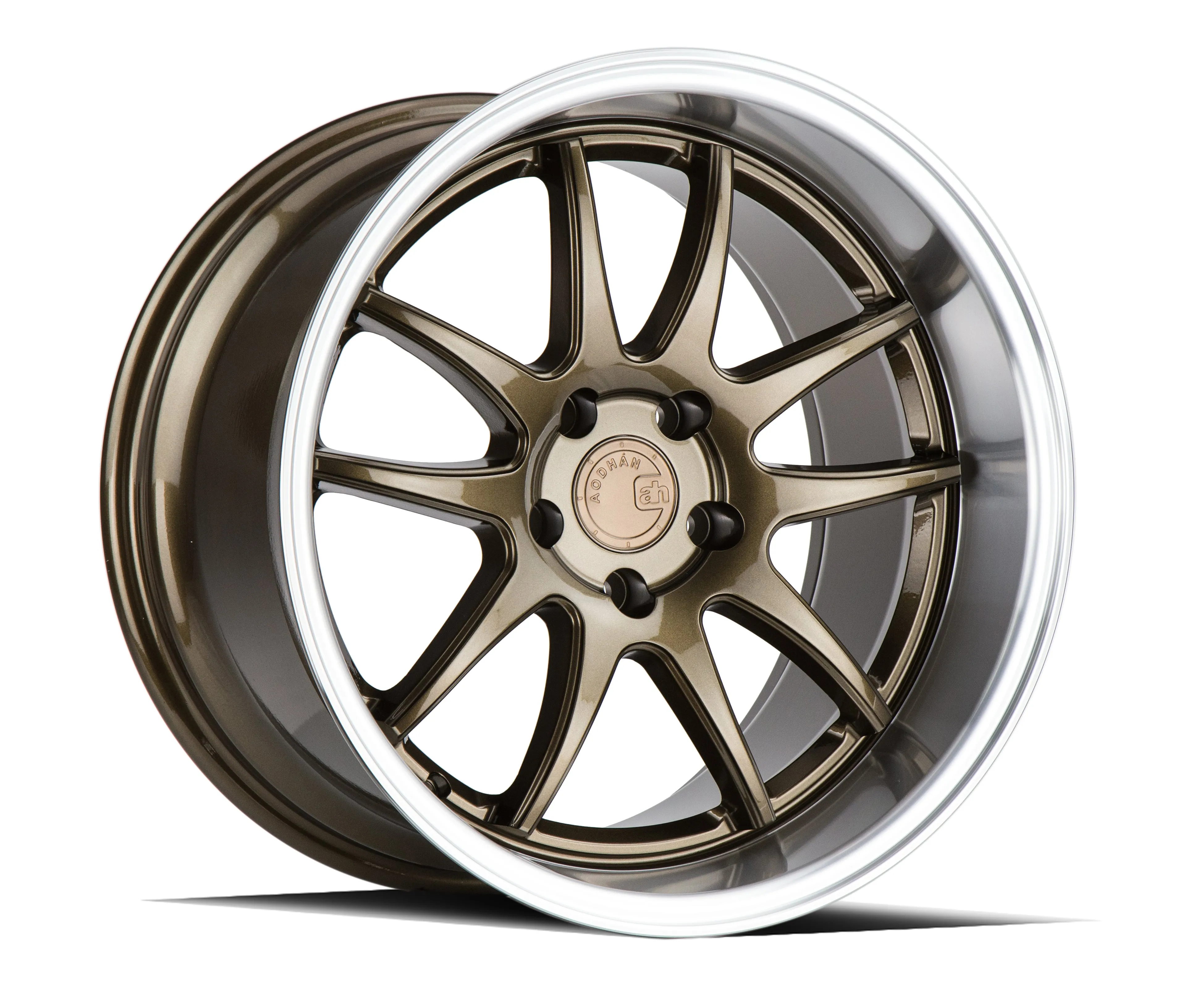 Aodhan DS02 18x10.5 5x114.3  15 Bronze w/Machined Lip
