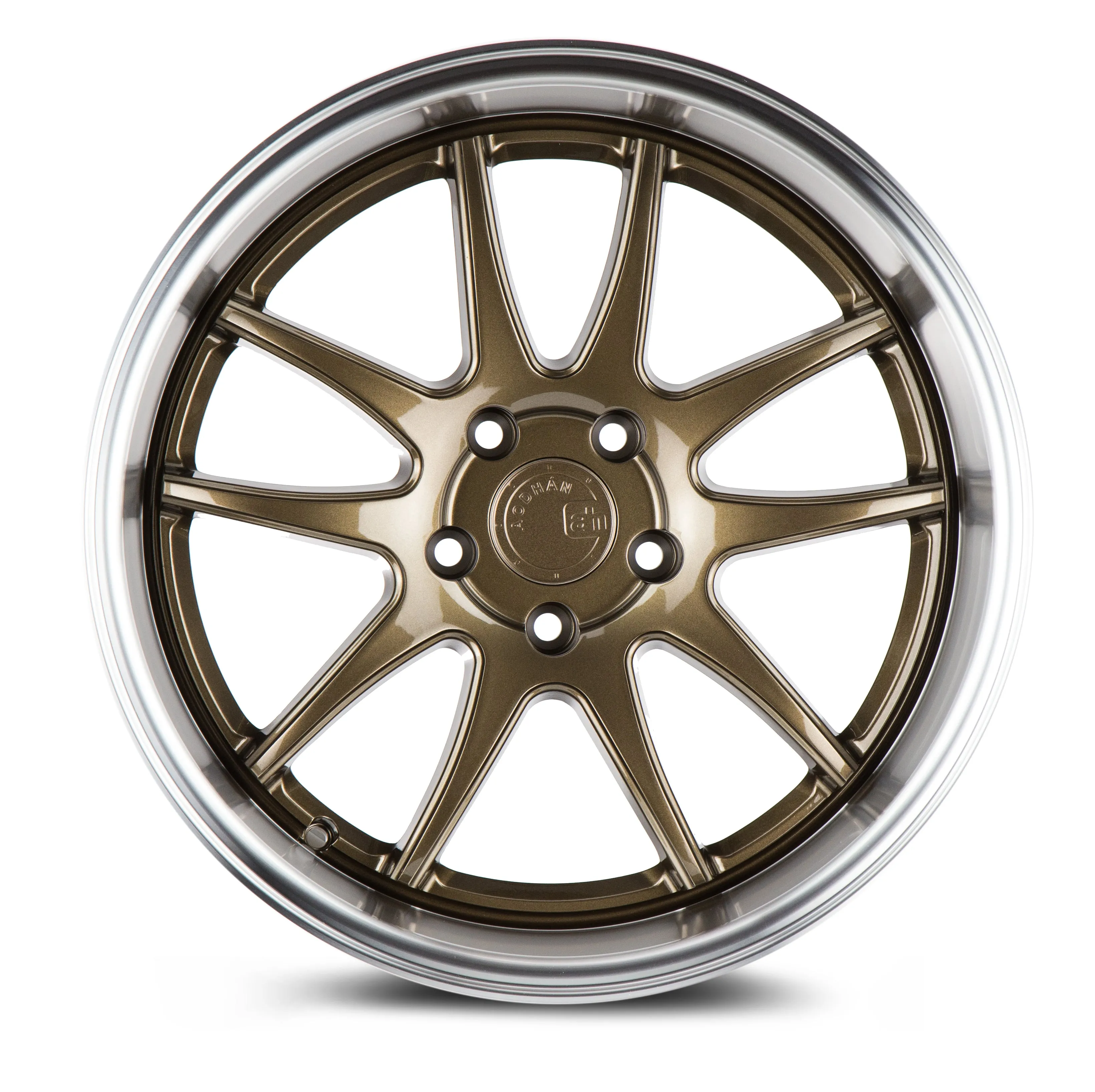 Aodhan DS02 18x10.5 5x114.3  15 Bronze w/Machined Lip