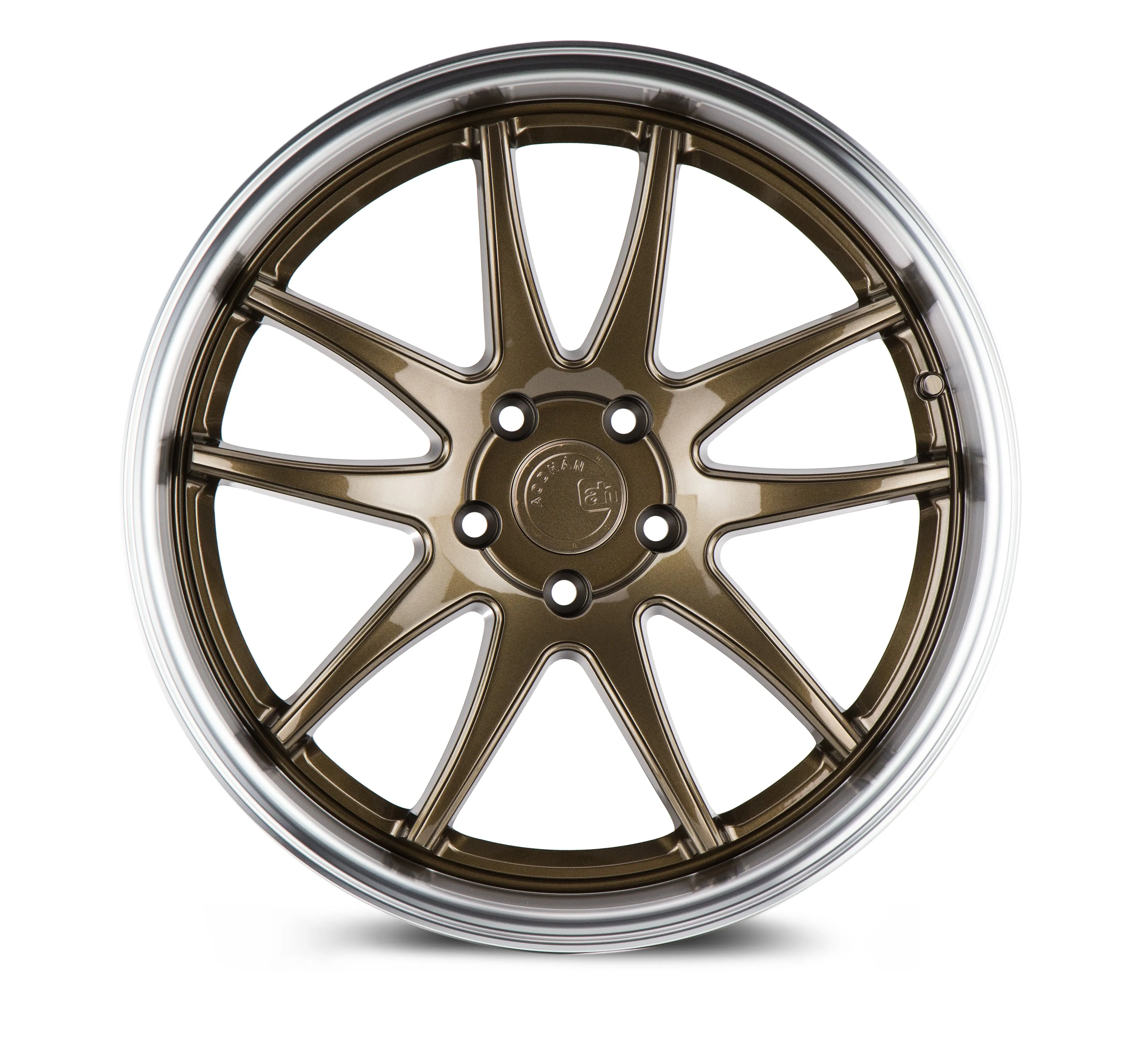Aodhan DS02 18x9.5 5X100  35 Bronze w/Machined Lip