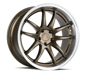 Aodhan DS02 18x9.5 5X100  35 Bronze w/Machined Lip