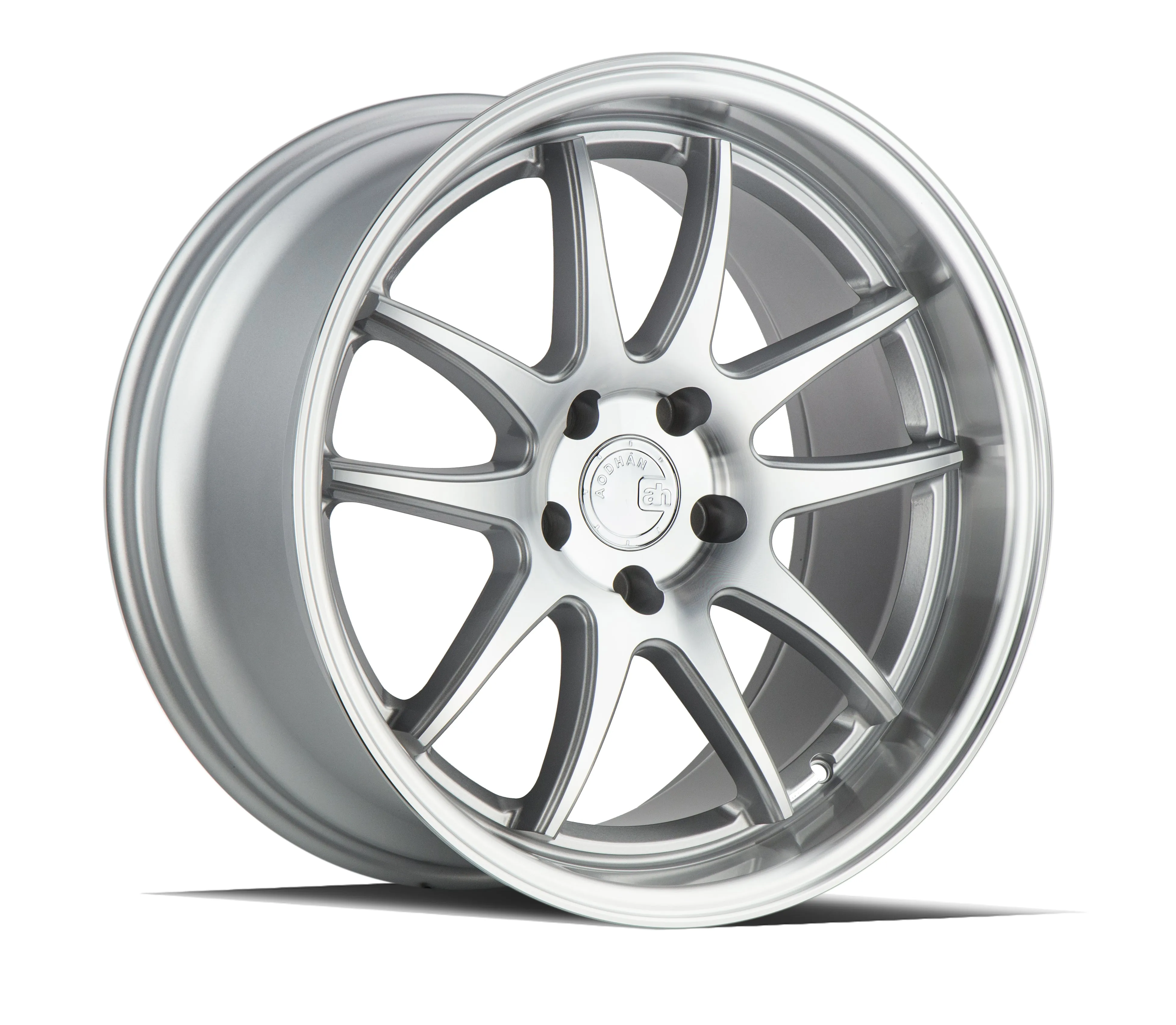 Aodhan DS02 18x9.5 5x114.3  30 Silver w/Machined Face