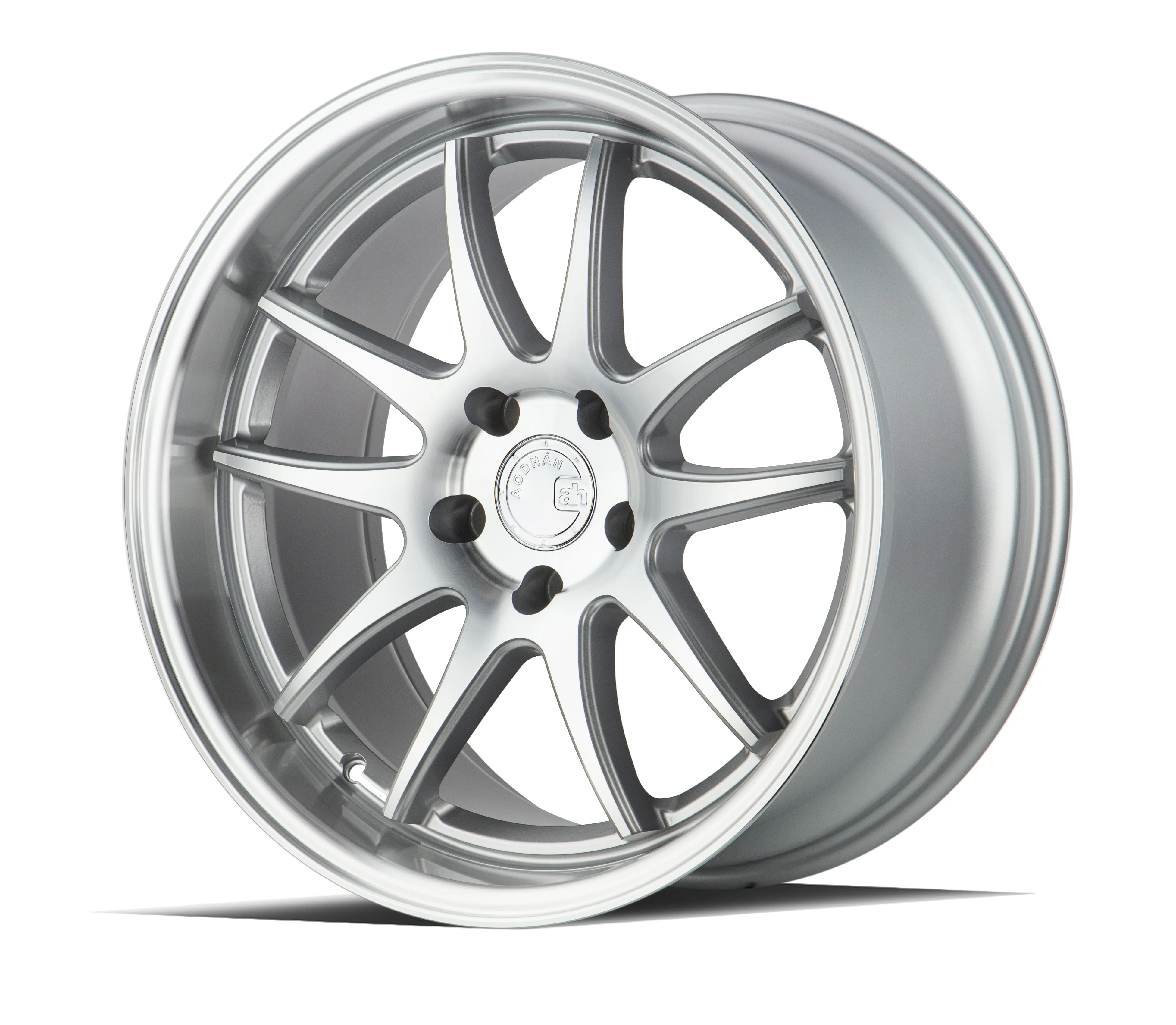 Aodhan DS02 18x9.5 5x114.3  30 Silver w/Machined Face