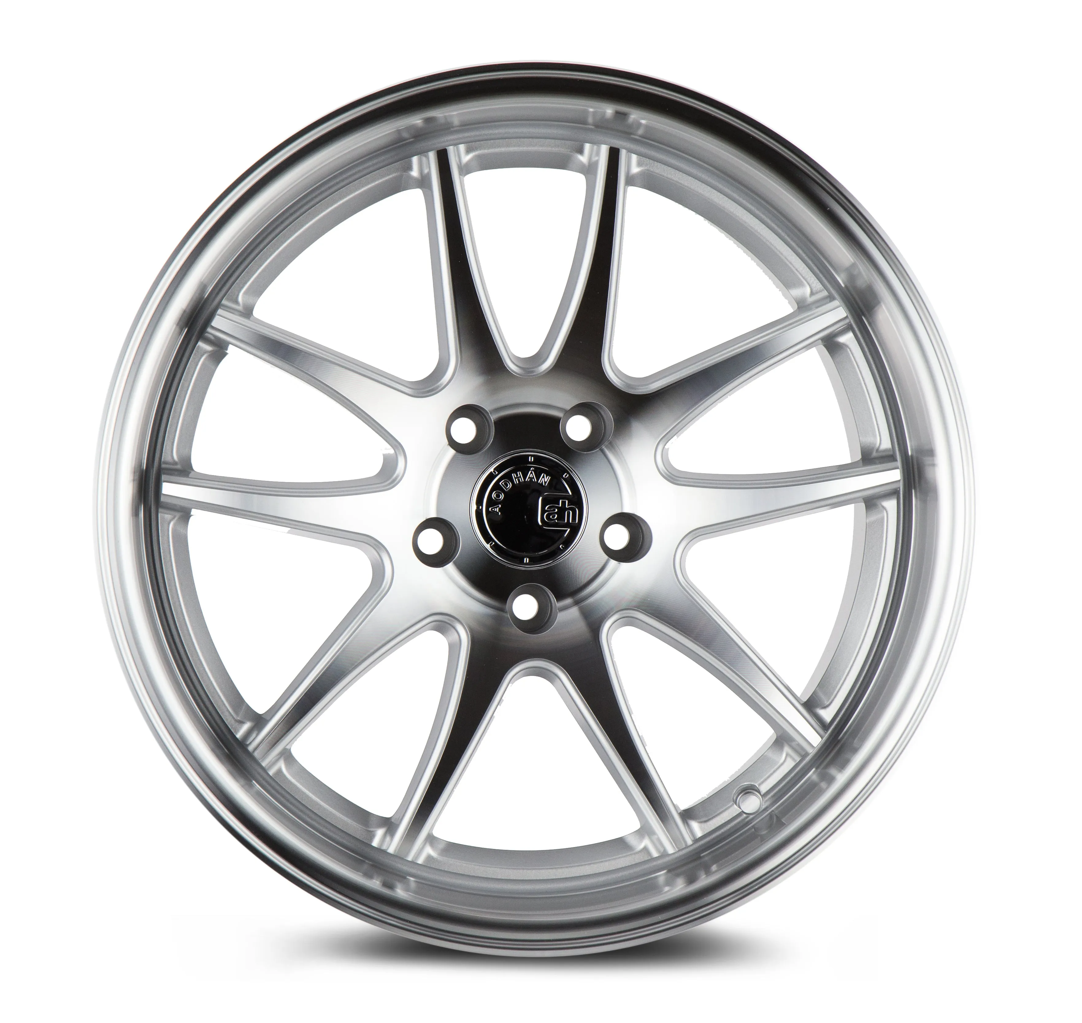 Aodhan DS02 18x9.5 5x114.3  30 Silver w/Machined Face