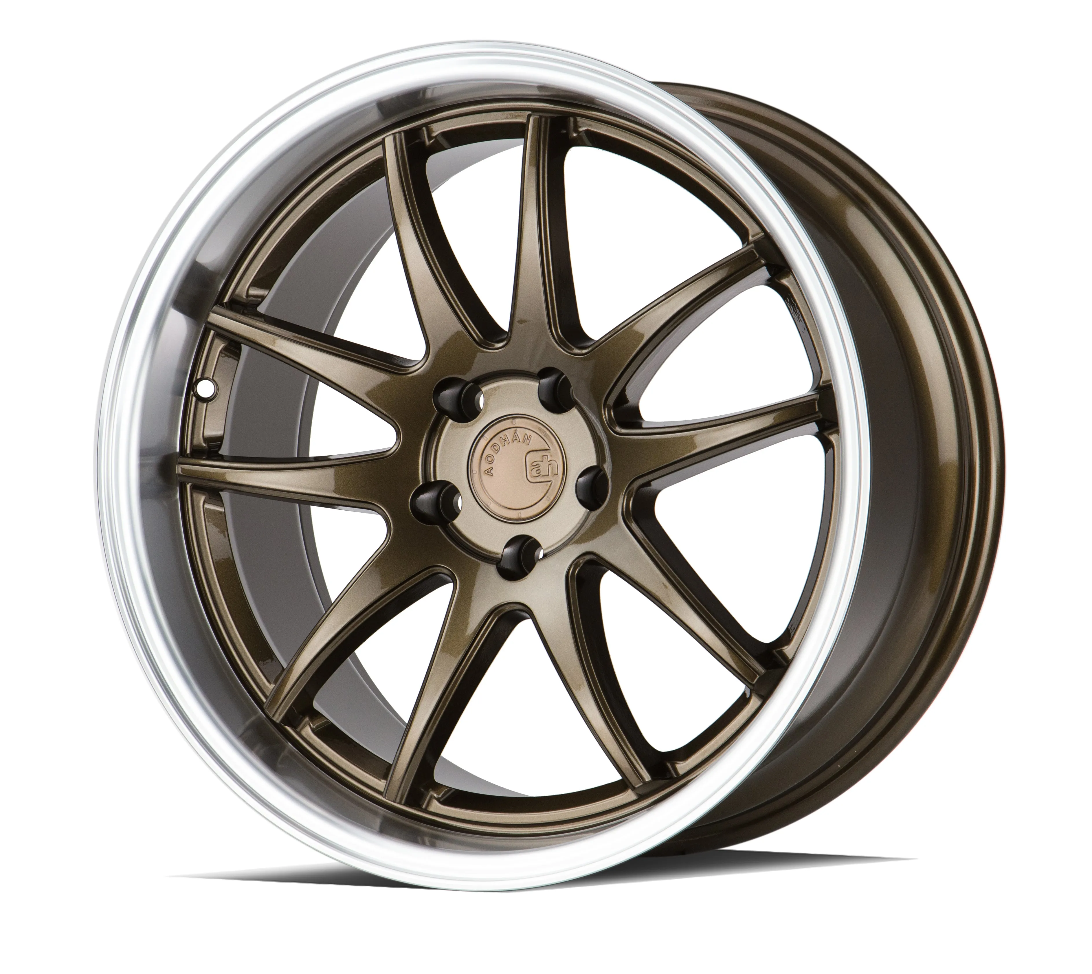 Aodhan DS02 19x9.5 5x114.3  15 Bronze w/Machined Lip