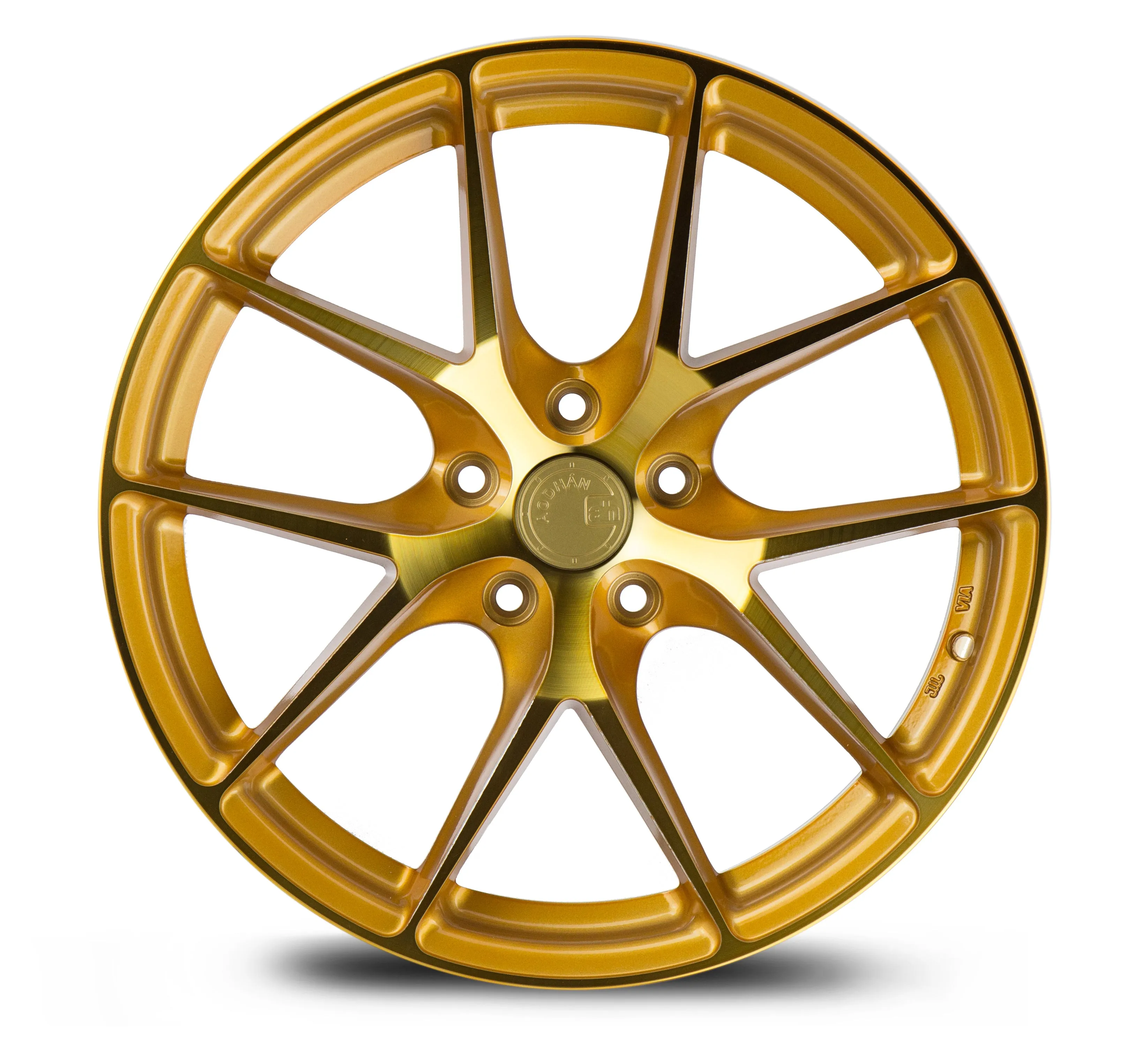 Aodhan LS007 20x10.5 5X120  35 Gold Machined Face