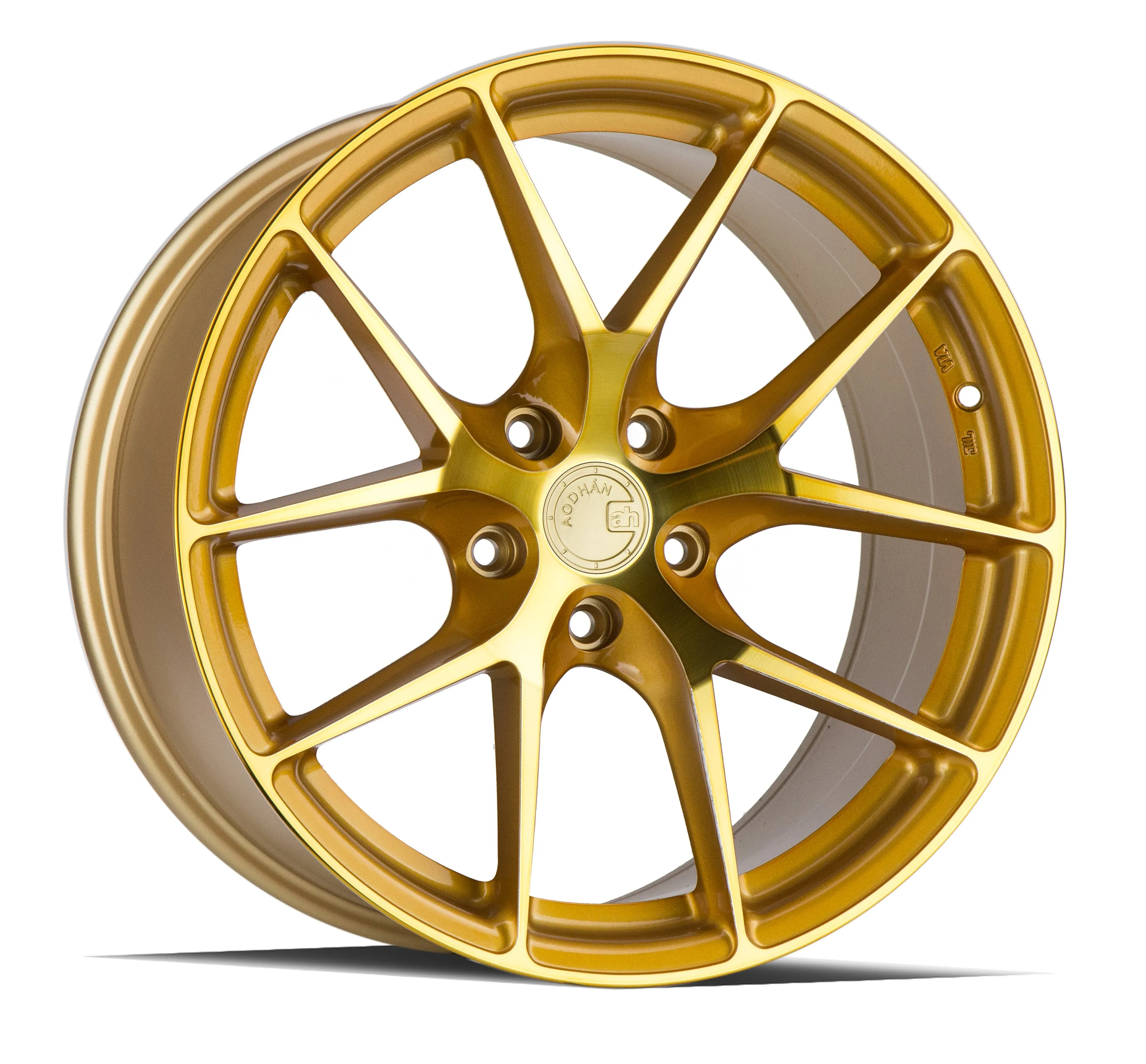 Aodhan LS007 20x10.5 5X120  35 Gold Machined Face