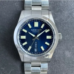 Armida A6 36mm day date sunray blueWatch