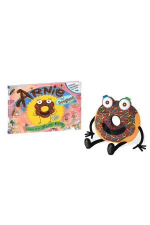 Arnie the Doughnut Plush Toy and Book Set