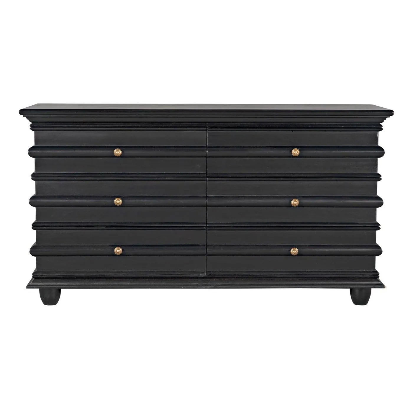 Ascona Chest, Hand Rubbed Black