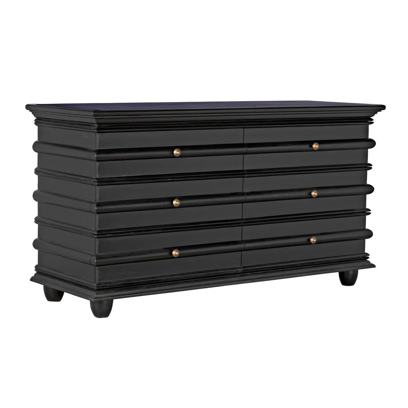 Ascona Chest, Hand Rubbed Black