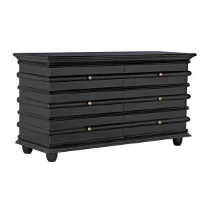 Ascona Chest, Hand Rubbed Black