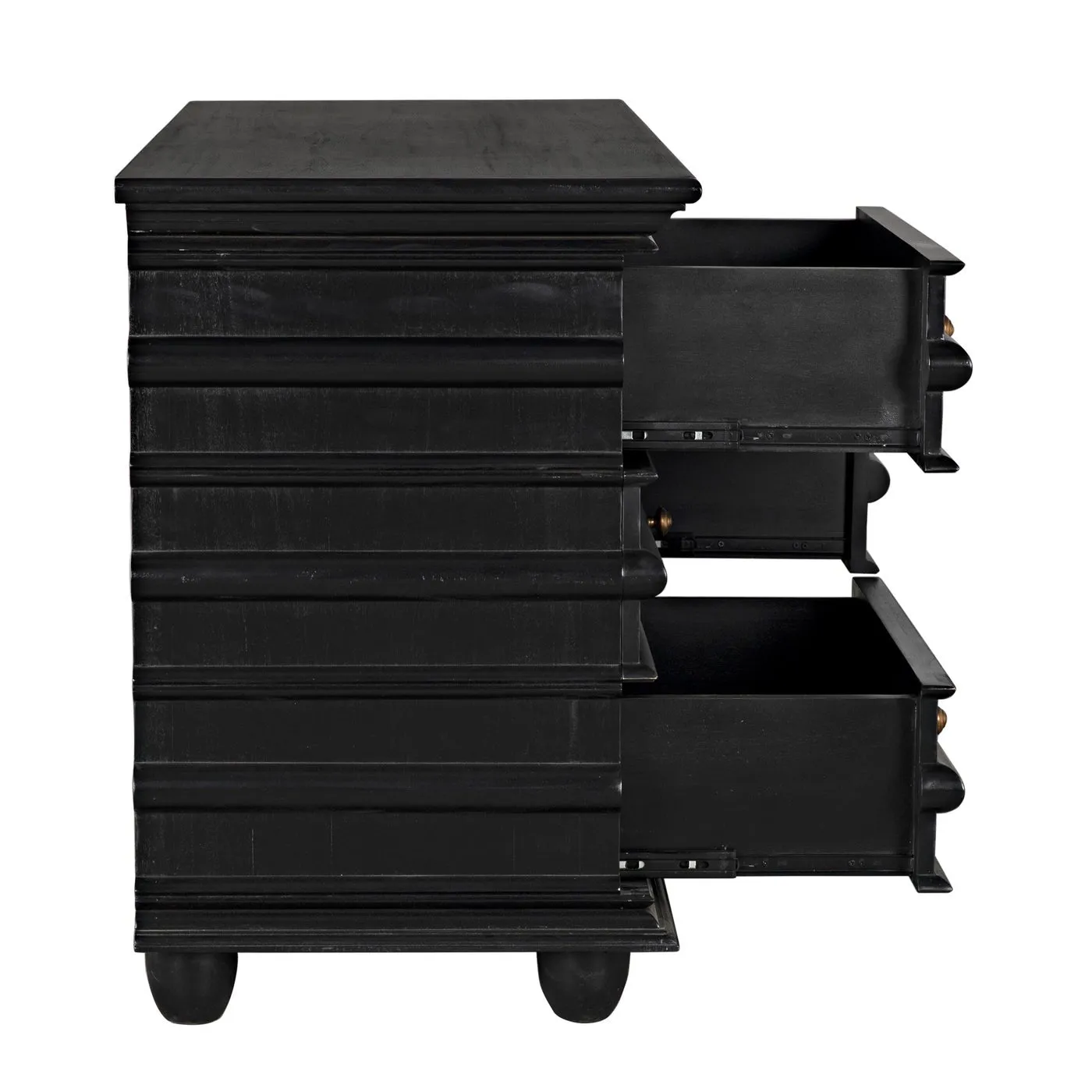 Ascona Chest, Hand Rubbed Black