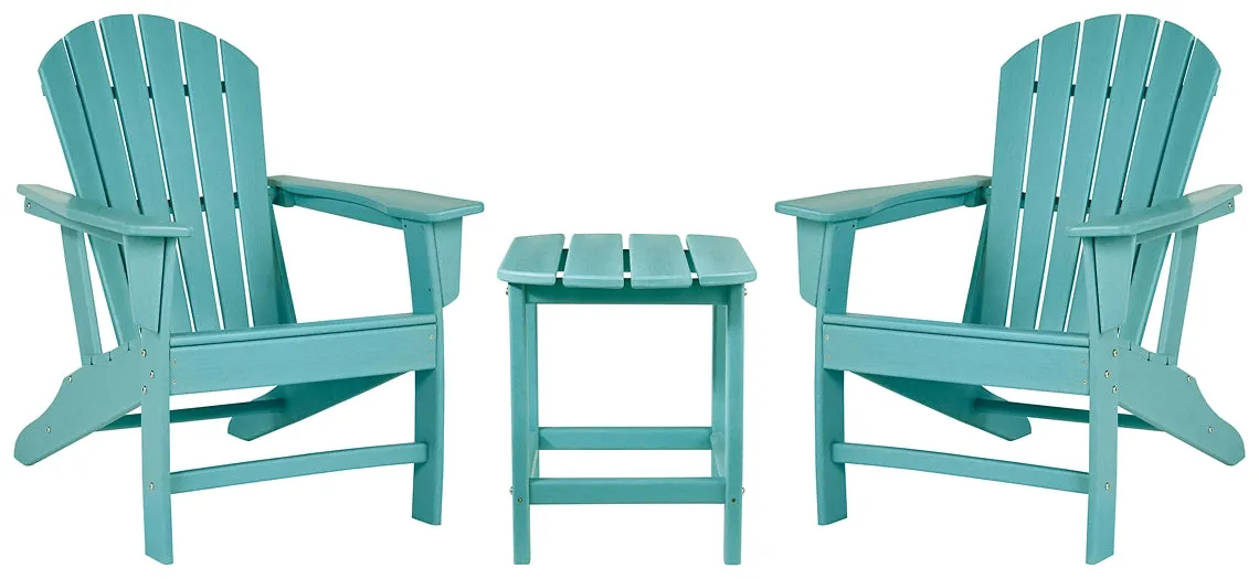 Ashley Express - Sundown Treasure 2 Outdoor Chairs with End Table