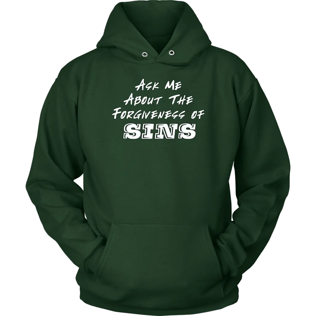 Ask Me About The Forgiveness of Sins Unisex Hoodie Part 2