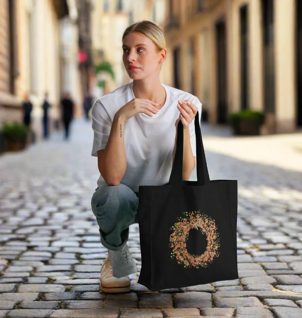 Autumn Wreath Shopper Tote