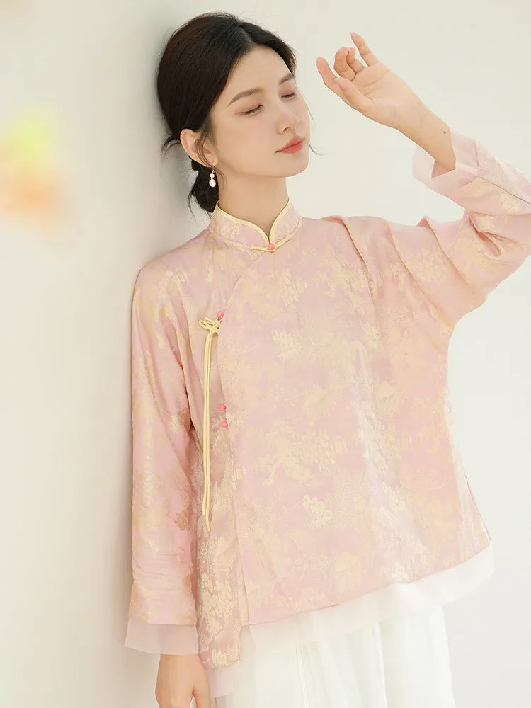 Ayla Glamorous Qipao Cheongsam Top