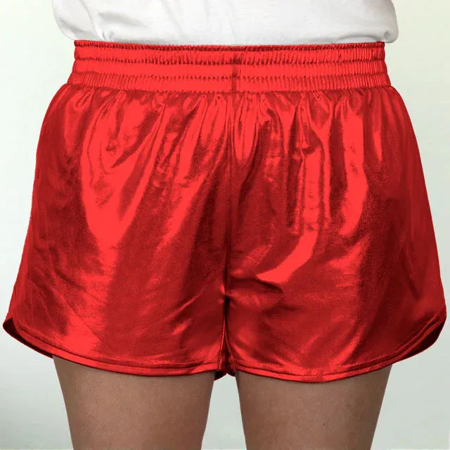 Azarhia Steph Shorts - Metallic Red