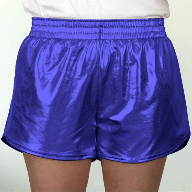 Azarhia Steph Shorts - Metallic Royal