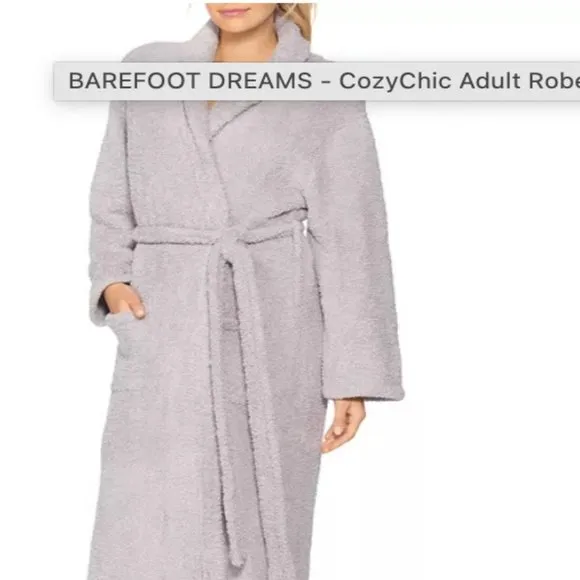 Barefoot Dreams CozyChic Adult Robe in Light Lavender