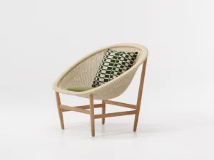 Basket - Outdoor basket armchair