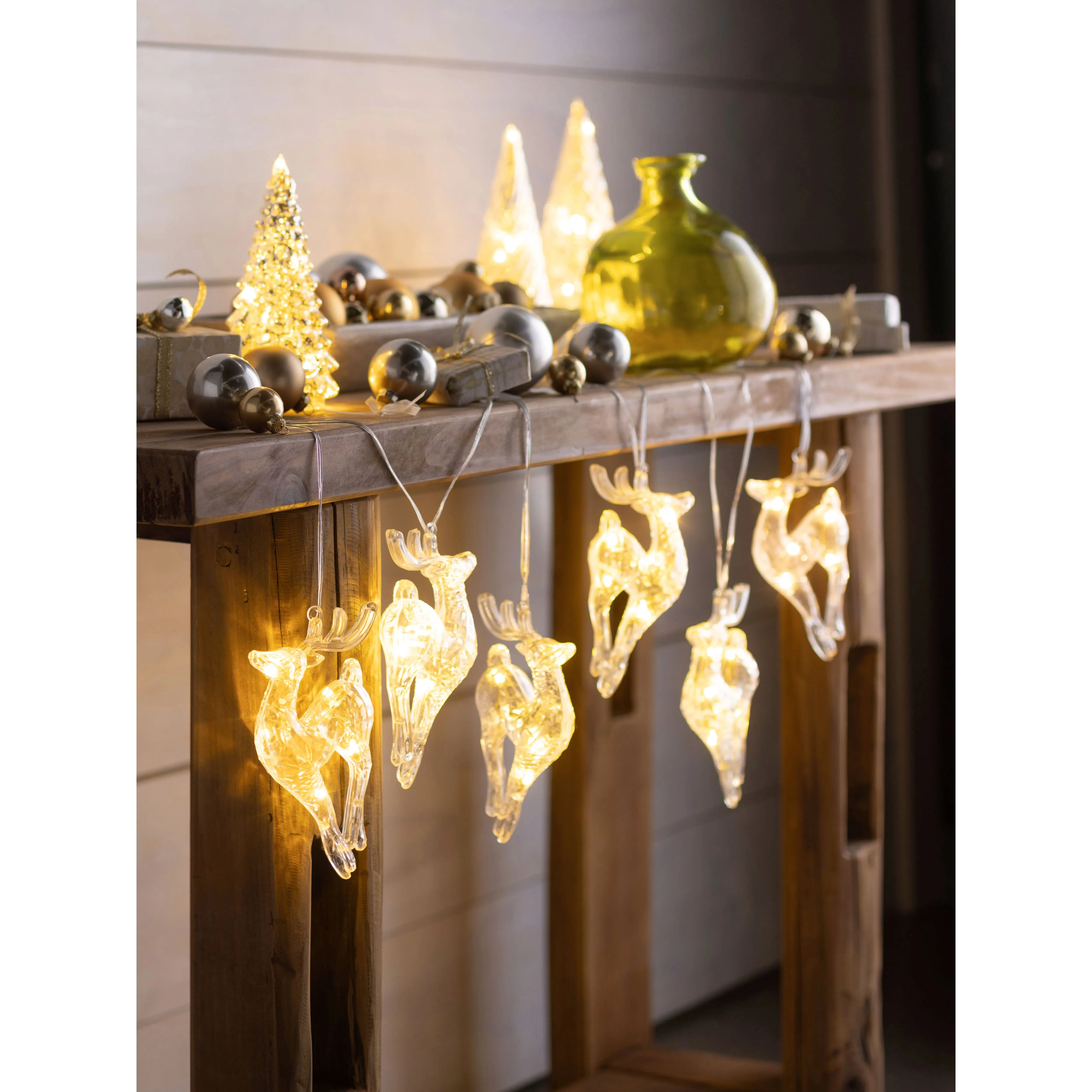 Battery Operated Deer Garland String Light,pha228