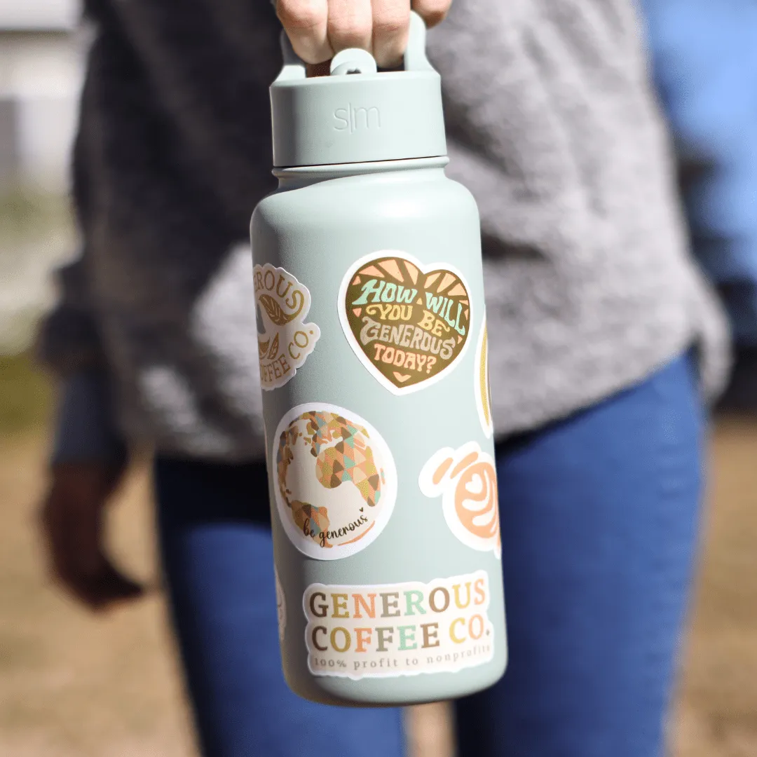 Be Generous World Sticker