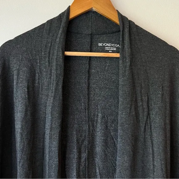 Beyond Yoga Cozy Fleece Origami Cardigan Wrap M/L