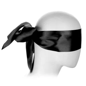 Blinddoek Van Zwart Satijn