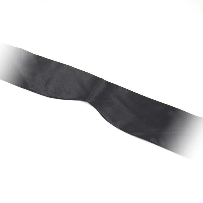 Blinddoek Van Zwart Satijn