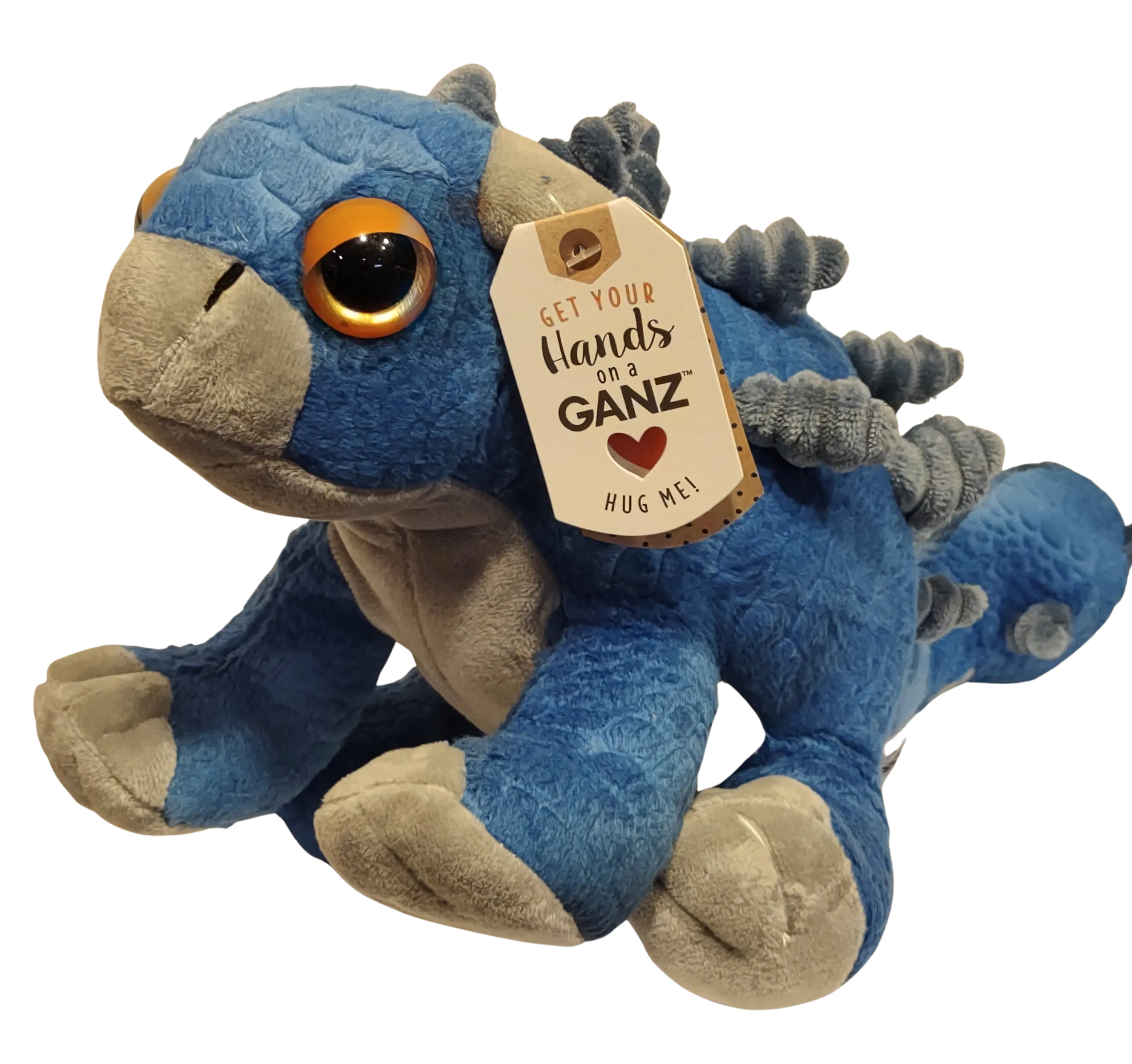 Blue Dinosaur Plush 15"