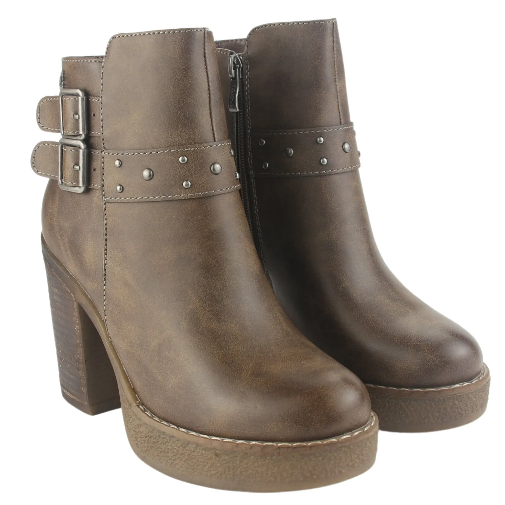 Botin Chalada Mujer Ella-17 Taupe Casual