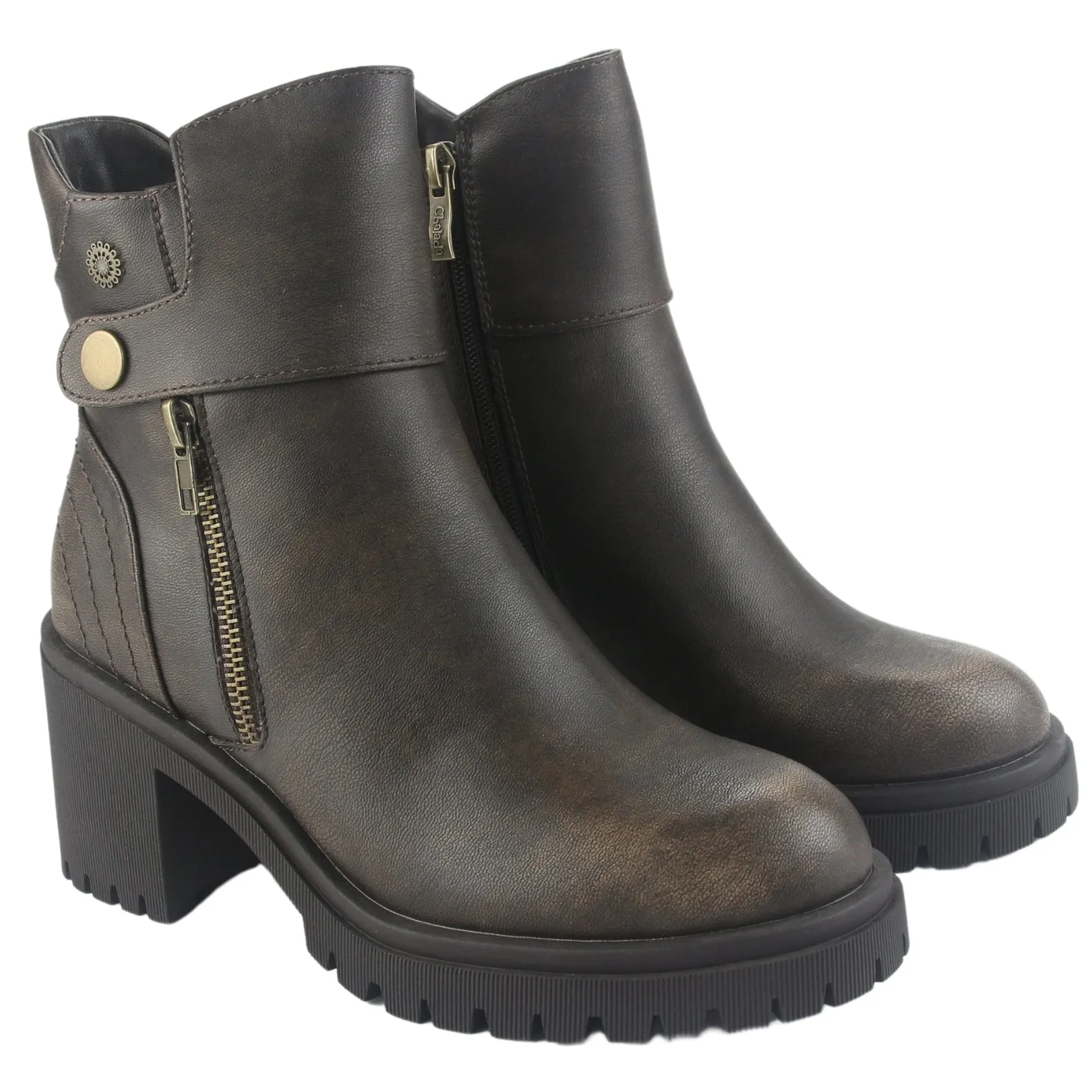 Botin Chalada Mujer Jordi-9 Café Casual