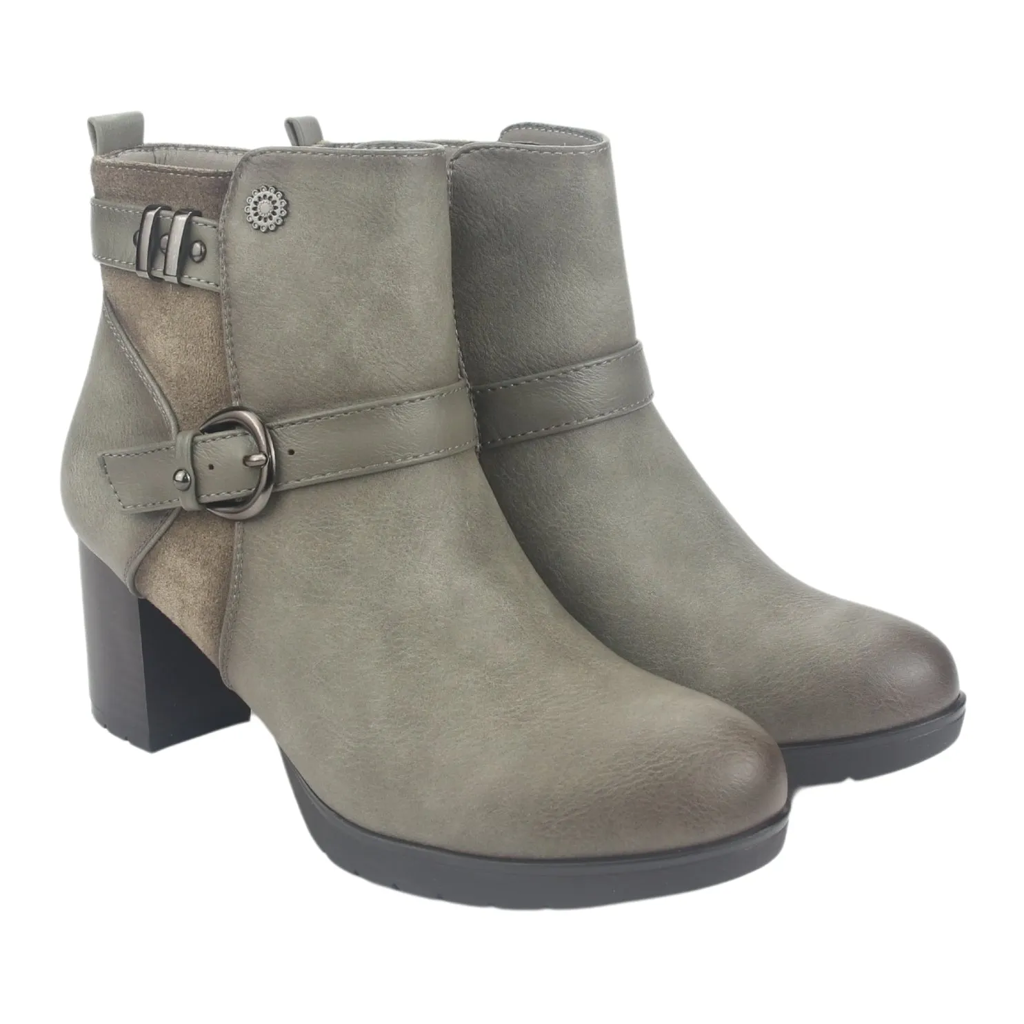 Botin Chalada Mujer Lelia-1 Taupe Casual