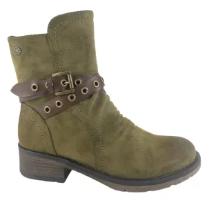 Botin Chalada Mujer Torri-29 Oliva Casual