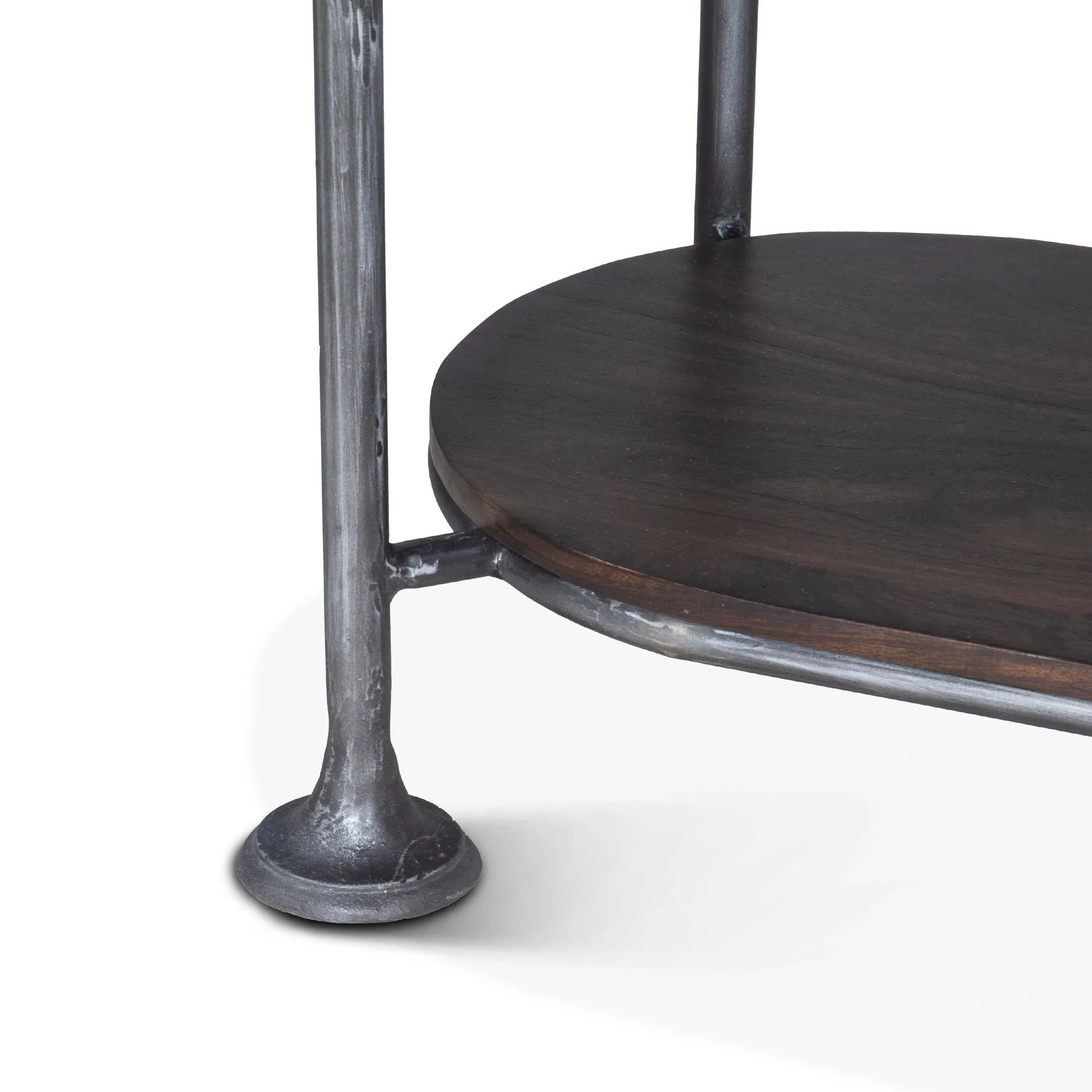 Bowery Tall Oval Bar Cabinet