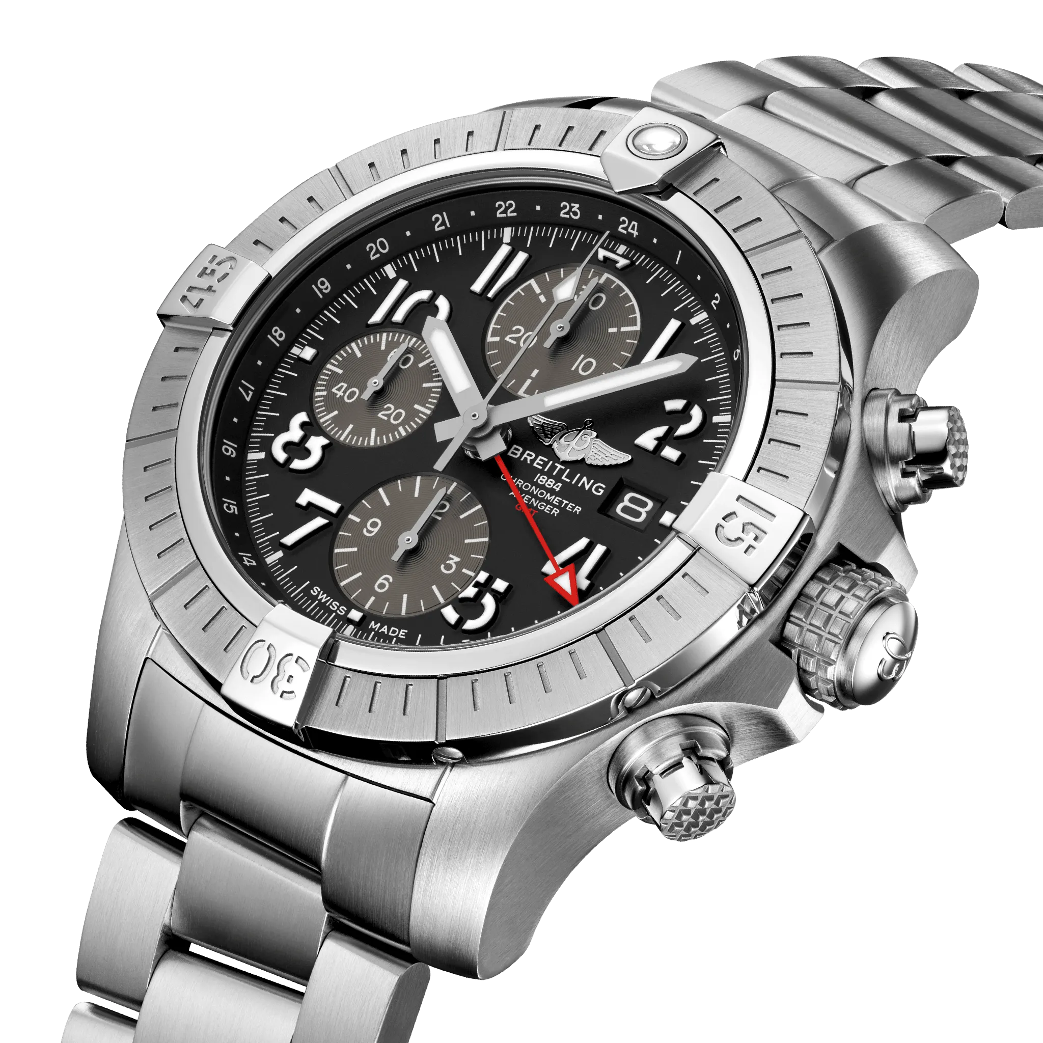 Breitling Avenger Chronograph GMT 45 A24315101B1A1
