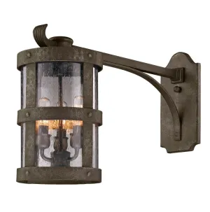 Bronze Outdoor 3 Light Wall Lantern