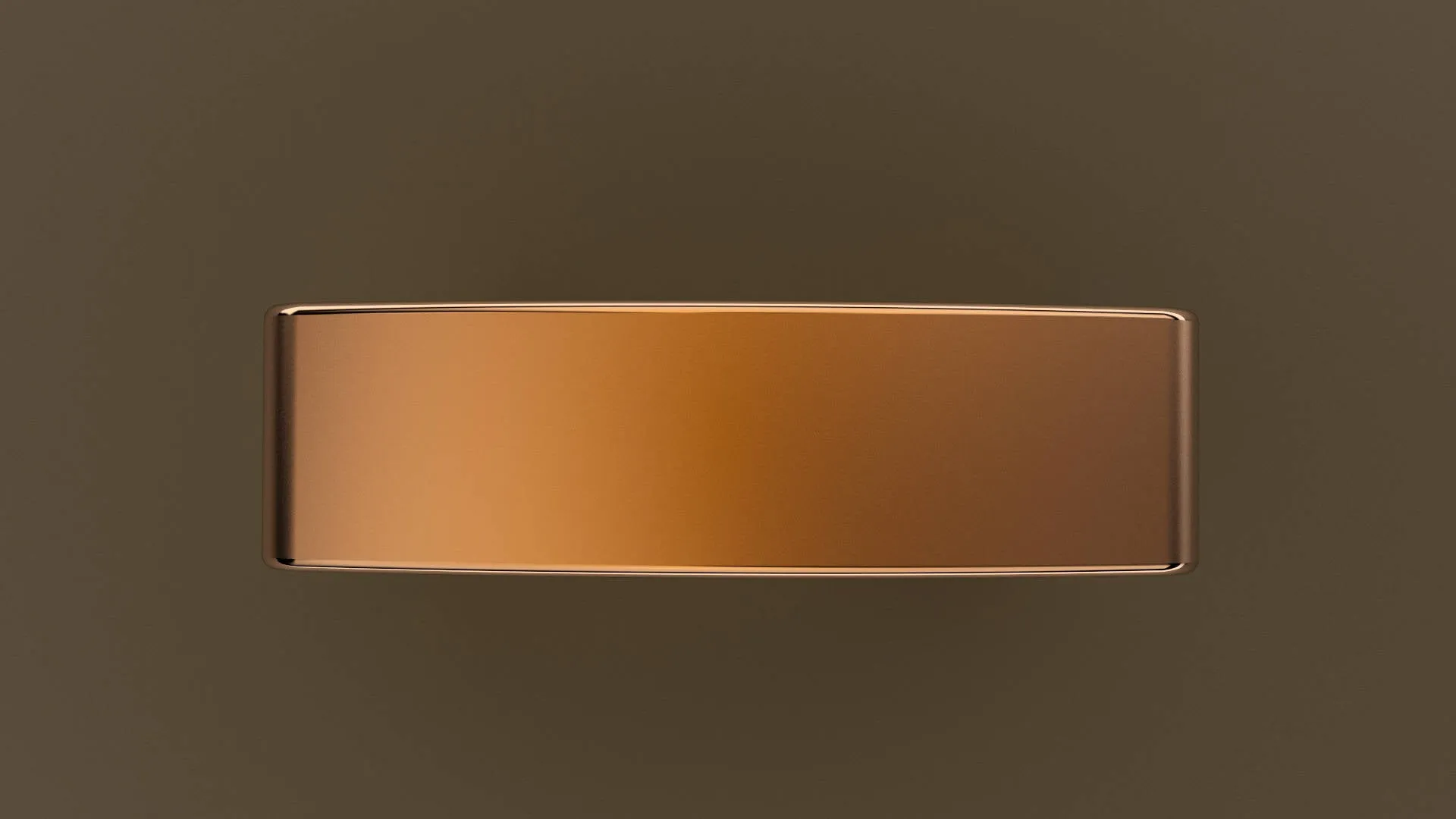 Brushed Rose Gold 6mm Euro Square Wedding Band
