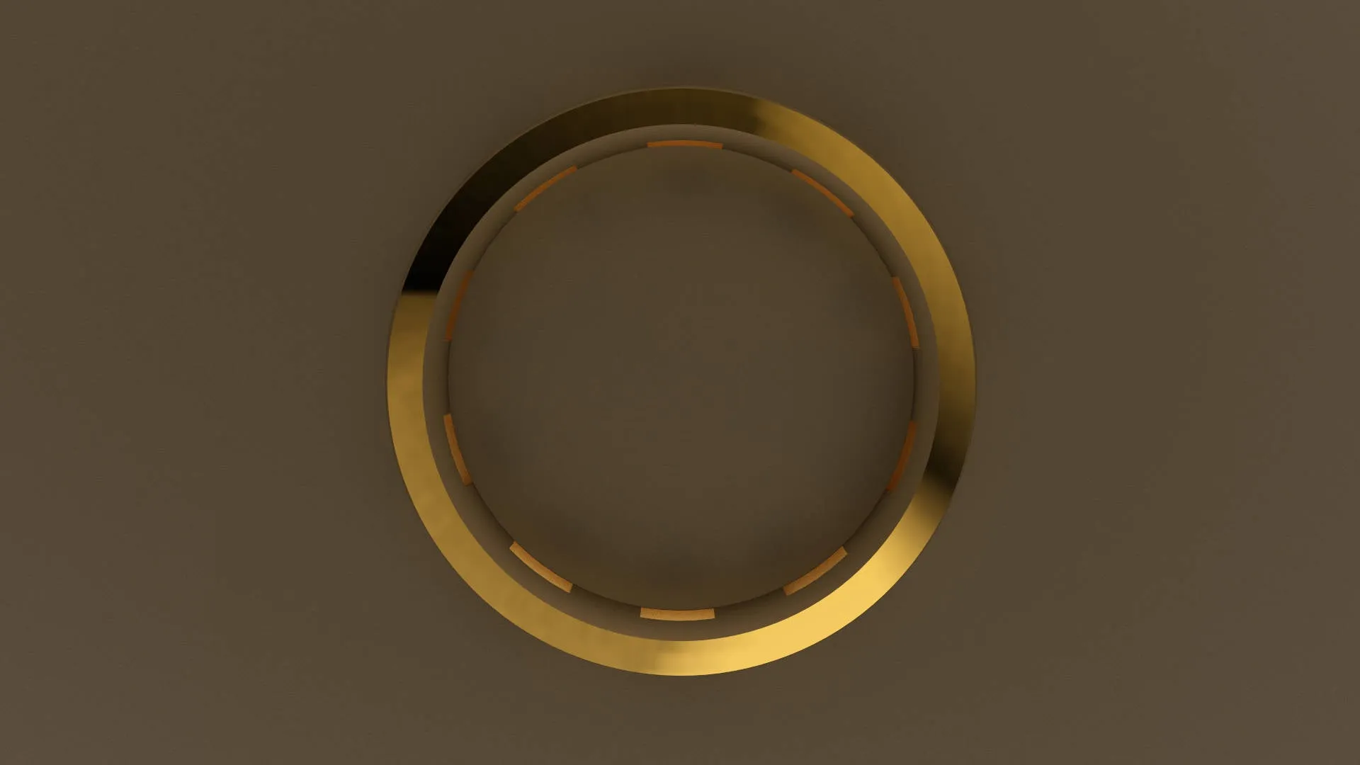 Brushed Yellow Gold 6mm Cutout Wedding Band