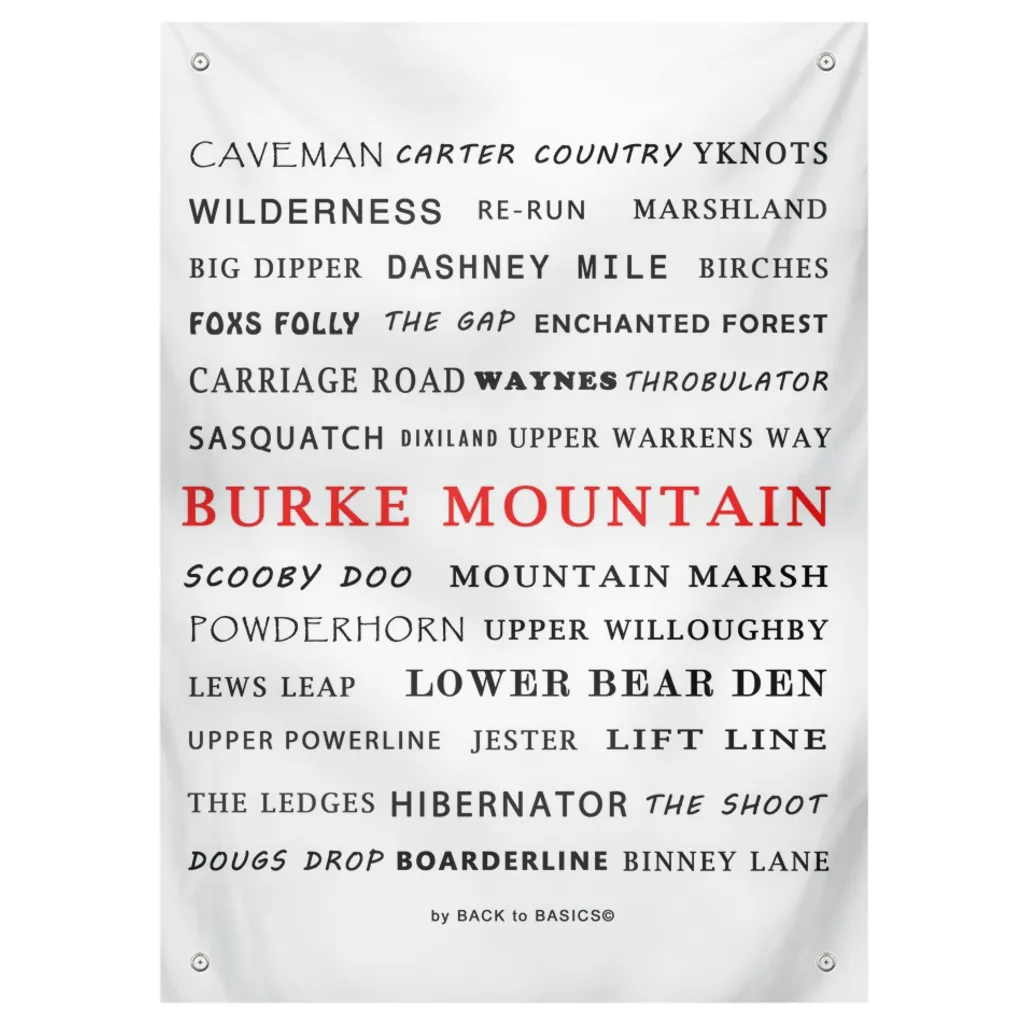 Burke Mountain - Wall Tapestry