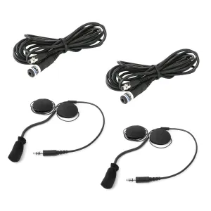Can-Am Rugged Radios Helmet Headset Kit For Rear Passenger