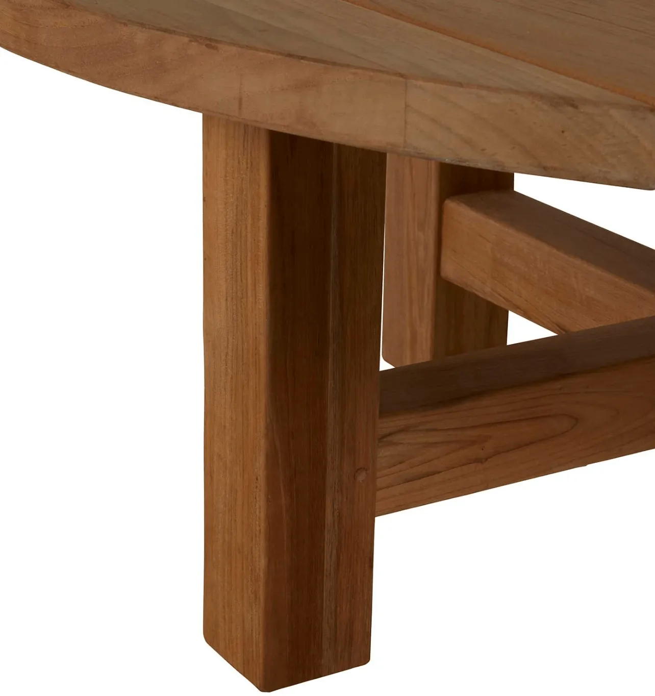 Cape Cod Round Coffee Table - Natural or Oyster Teak